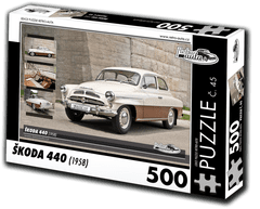 RETRO-AUTA Puzzle št. 45 Škoda 440 (1958) 500 kosov