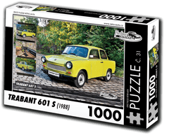 RETRO-AUTA Puzzle št. 31 Trabant 601 S (1988) 1000 kosov