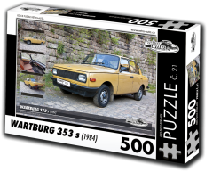 RETRO-AUTA Puzzle št. 21 Wartburg 353 s (1984) 500 kosov
