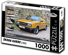 RETRO-AUTA Puzzle št. 20 Škoda Garde (1983) 1000 kosov