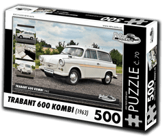 RETRO-AUTA Puzzle št. 70 Trabant 600 KOMBI (1963) 500 kosov