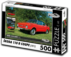 RETRO-AUTA Puzzle št. 60 Skoda 110 R Coupe (1971) 500 kosov