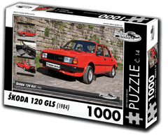 RETRO-AUTA Puzzle št. 14 Škoda 120 GLS (1984) 1000 kosov