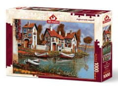 Art puzzle Sestavljanka Hiše v krogu, Italija 1000 kosov