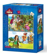 Art puzzle Sestavljanka Princesa sanje 2x100 kosov