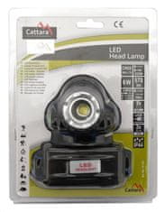 Cattara LED čelna svetilka 570lm ZOOM za polnjenje