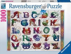 Ravensburger Dragon Abeceda Puzzle 1000 kosov