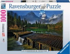 Ravensburger Puzzle Jezero Schiederweiher, Hinterstoder, Avstrija 1000 kosov