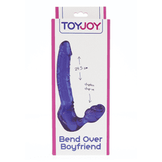 Joy Toy Realističen masturbator z analnim stimulatorjem Bend Over Boyfriend Purple