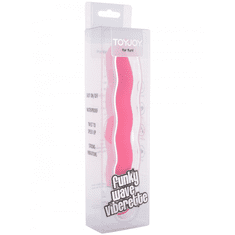 Joy Toy Vibracijski vibrator Wavy Funky Wave - roza