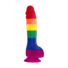 NSNovelties Mavrično obarvani dildo Pride Edition 6 Inch Dildo