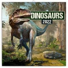 Koledar 2022 beležnica: dinozavri, 30 × 30 cm