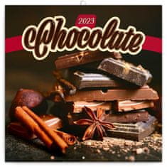 Opomba koledar 2023: Čokolada, dišeča, 30 × 30 cm