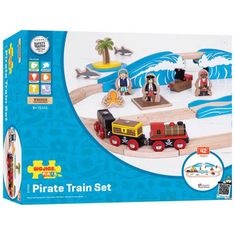 Bigjigs Rail Leseni vlak Pirati