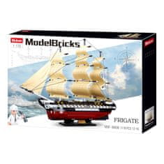 Sluban Model Bricks M38-B0836 Fregata USS Constitution jadrnica