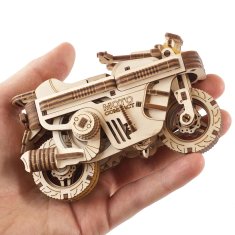 UGEARS 3D lesena mehanska sestavljanka zložljivi skuter