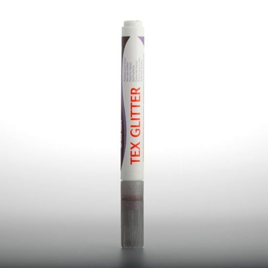 Darwi TEX GLITTER marker za tekstil - Silver 6 ml