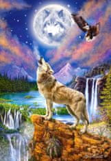 Castorland Wolf Night Puzzle 1500 kosov