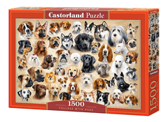 Castorland Puzzle Pasji kolaž 1500 kosov