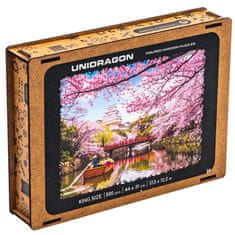 Unidragon lesena sestavljanka - Sakura velikost L
