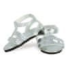 Petitcollinovi srebrni sandali (za punčko 39-48 cm)