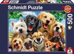 Schmidt Puzzle Pes selfie 500 kosov