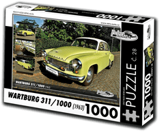 RETRO-AUTA Puzzle št. 28 Wartburg 311,1000 (1963) 1000 kosov