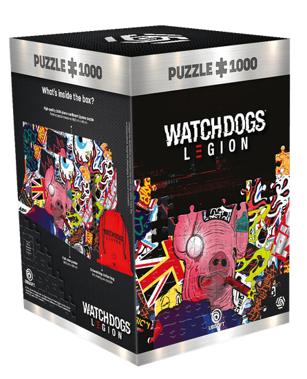 Good Loot Puzzle Watch Dogs: Legion - maska prašiča 1000 kosov