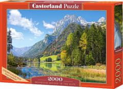 Castorland Puzzle Zatočišče v Alpah 2000 kosov