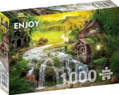 ENJOY Puzzle Log cabin at the magic river 1000 kosov