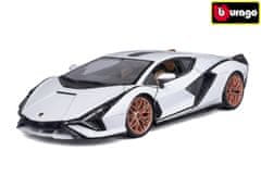 1:18 TOP Lamborghini Sian FKP 37 Bela/črna