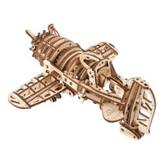 UGEARS 3D lesena mehanska sestavljanka Letalo Mad Hornet