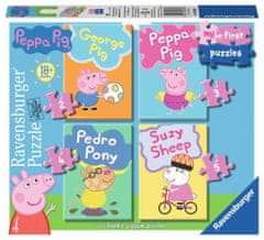 Ravensburger Moj prvi prašiček Peppa Puzzle 4v1 (2,3,4,5 kosov)