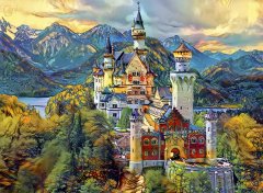 BLUEBIRD Puzzle Neuschwanstein, Nemčija 6000 kosov