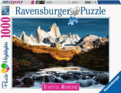 Ravensburger Dih jemajoče gore Puzzle: Mount Fitz Roy, Patagonija 1000 kosov