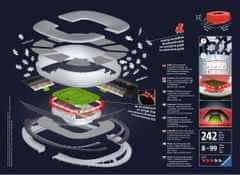 Ravensburger Osvetljena 3D sestavljanka Night Edition Allianz Arena, München 242 kosov