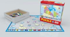 EuroGraphics Puzzle Zemljevid Kanade 200 kosov