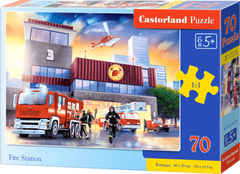 Castorland Puzzle Gasilska postaja 70 kosov