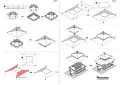 Metal Earth 3D sestavljanka Tempelj Kinkaku-ji (zlato)