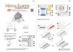 Metal Earth 3D sestavljanka Tempelj Kinkaku-ji (zlato)