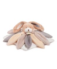 Doudou Darilni set - plišasta krastača zajček rjave barve 28 cm