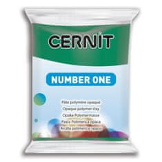 Cernit NUMBER ONE 56g smaragdno zelena