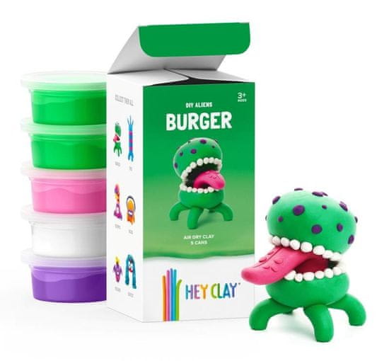 HEY CLAY Kreativni set za modeliranje - Burger