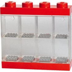LEGO Zbirateljska škatla za 8 minifiguric - rdeča