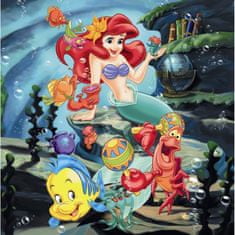 Ravensburger Disney Sneguljčica, Pepelka in morska deklica Puzzle/3x49 kosov