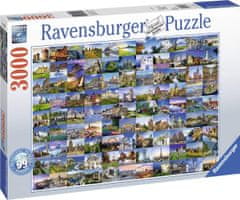 Ravensburger Uganka 99 čudovitih krajev /3000 kosov