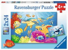 Ravensburger Puzzle Podvodna lepotica 2x24 kosov