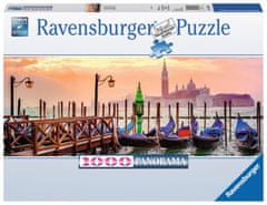 Ravensburger Puzzle - Gondole v Benetkah 1000 kosov Panorama