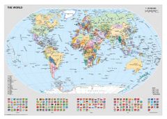 Ravensburger Puzzle - Politični zemljevid sveta 1000 kosov
