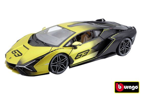 Lamborghini Bburago 1:18 TOP Sian FKP 37 rumena